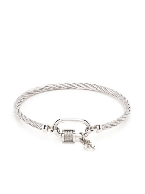 Charriol Forever Lock cable bangle Silver 4101113929