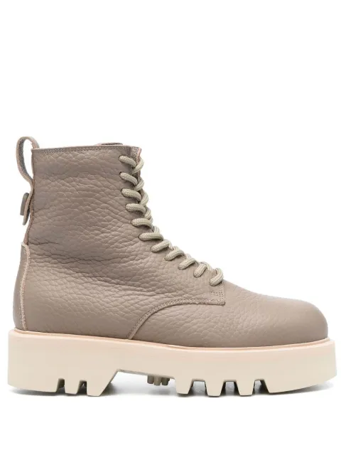 Furla Rita lace-up combat boots Neutrals YE80FRIBX1341