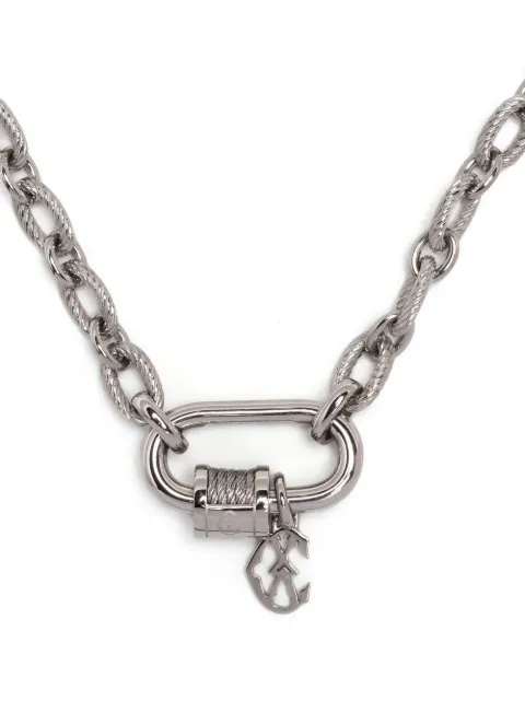Charriol Forever Lock cable-link necklace Silver 8101113929