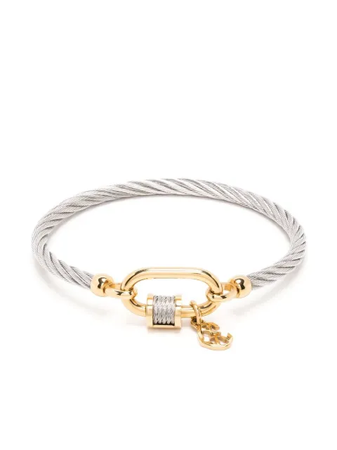 Charriol Forever Lock cable bangle Silver 4104113929