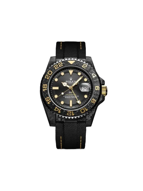 DiW (Designa Individual Watches) pre-owned customised DiW GMT-Master II Golden Speedster 40mm Black 116713GDC01