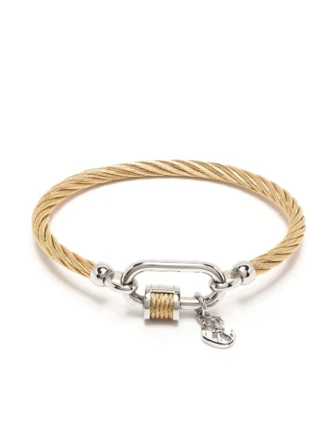 Charriol Forever Lock cable bangle Gold 4401113929