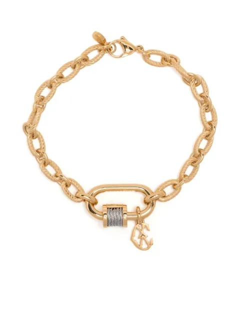 Charriol Forever Lock cable-link bracelet Gold 6404113929