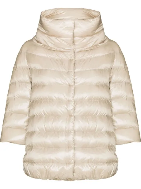 Herno high-neck puffer jacket Neutrals PI0043DIC12017