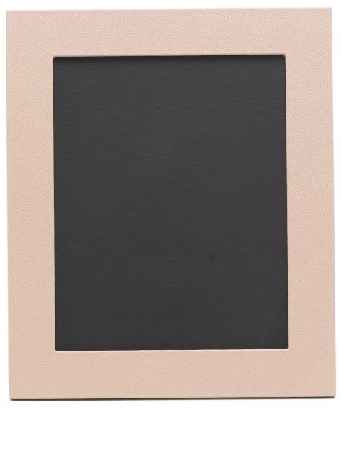 Smythson leather-trim photo frame Neutrals 1200654