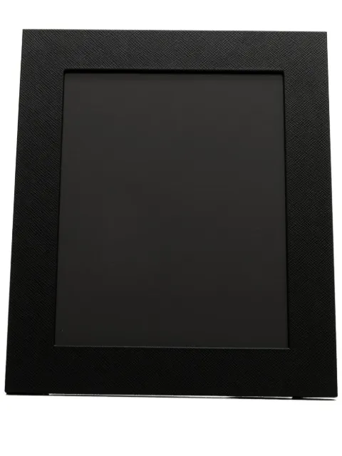 Smythson leather photo frame Black 1200651