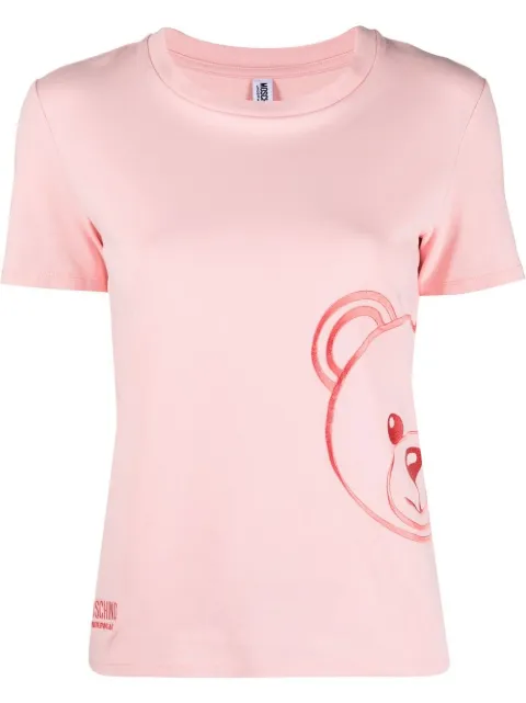 Moschino Teddy Bear motif pyjama top Pink A19039008