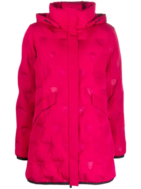 Rossignol quilted hooded coat Pink RLLWJ22