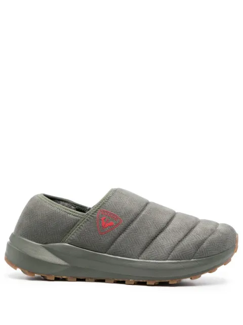 Rossignol Chalet Acinus Leaf quilted slippers Green RNLMC29