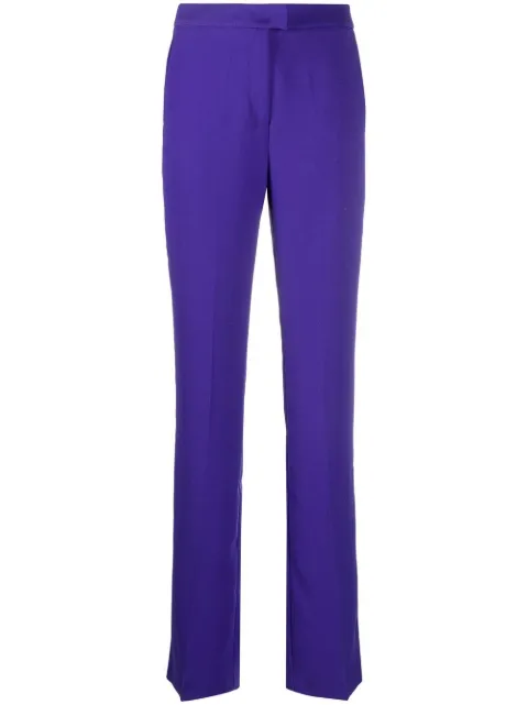 THE ANDAMANE straight-leg tailored trousers Purple T120406BT