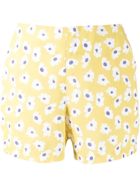 Bambah daisy-print shorts Yellow BMB2266