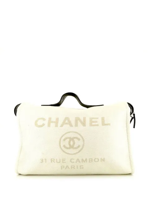 CHANEL Pre-Owned 2020 Deauville handbag Neutrals 390018