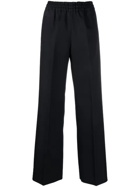 Golden Goose sweatpants in dark blue wool gabardine Blue GWP00821P000620
