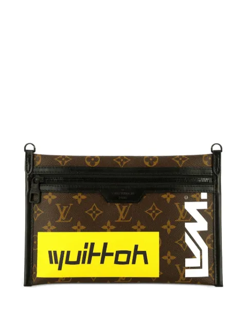 Louis Vuitton Pre-Owned 2019 Double Flat monogram messenger bag Brown 388862