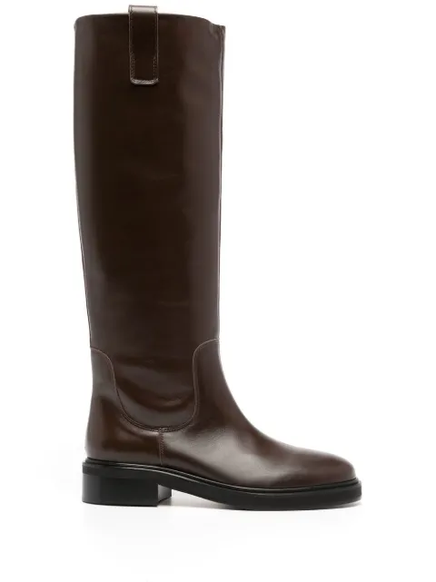 Aeyde Henry 45mm knee-length boots Brown HENRY