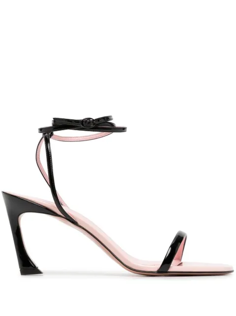 Pīferi Fade 70mm patent sandals Black FADE70VPP