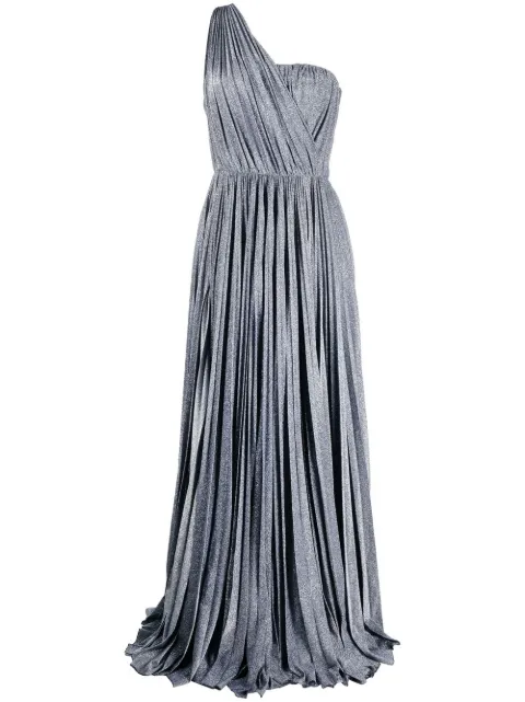Dolce & Gabbana glittered off-shoulder dress Blue F6ZP5TFUGNA