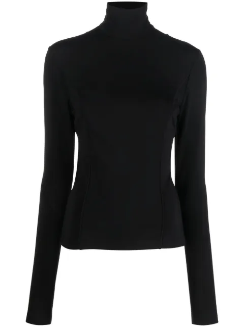Givenchy asymmetric cut-out top Black BW60ZN30V7