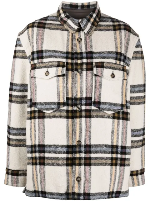 MARANT ÉTOILE Every padded oversized coat Neutrals MA126922A013E