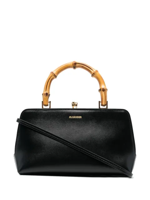 Jil Sander Goji bamboo-handle mini bag Black J07WD0029P4866
