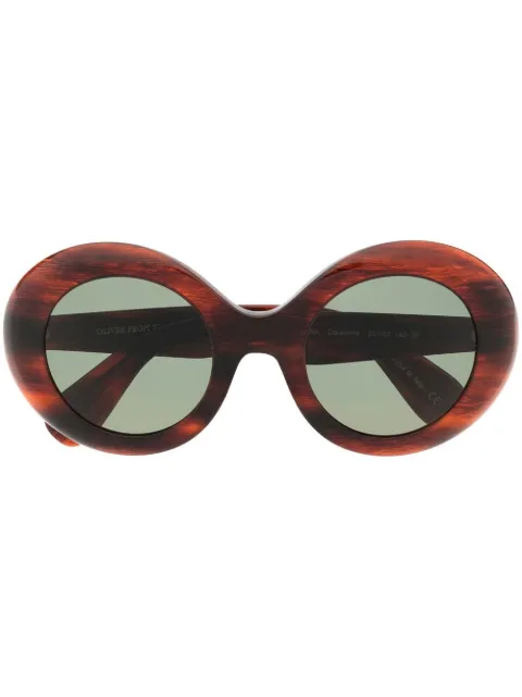 Oliver Peoples Dejeanne bubble sunglasses Brown OV5478SU17259A