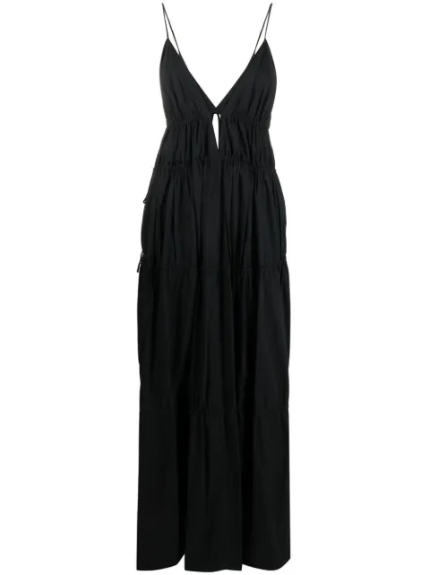 SIMKHAI April Core cut-out maxi dress Black JS1005D