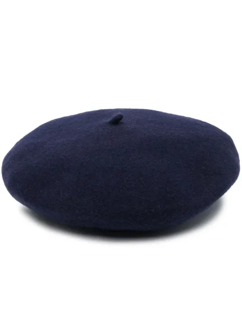 Maison Margiela four-stitch wool beret Blue SI0TC0001S60384