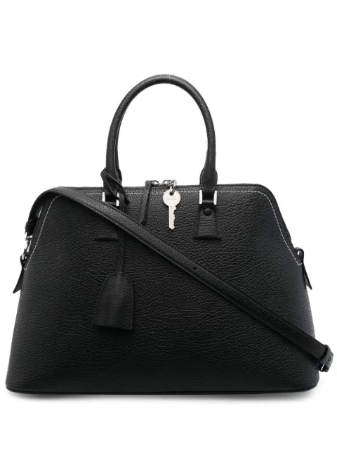 Maison Margiela multi-pocket leather tote bag Black S56WG0092P4455
