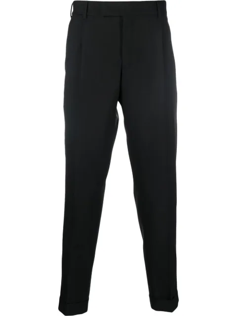 PT Torino charm-detail tailored trousers Black CORFZAZ40FWDTO55