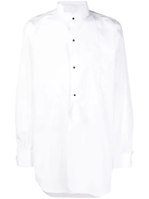 Maison Margiela longline poplin shirt White SI1DL0001S43001
