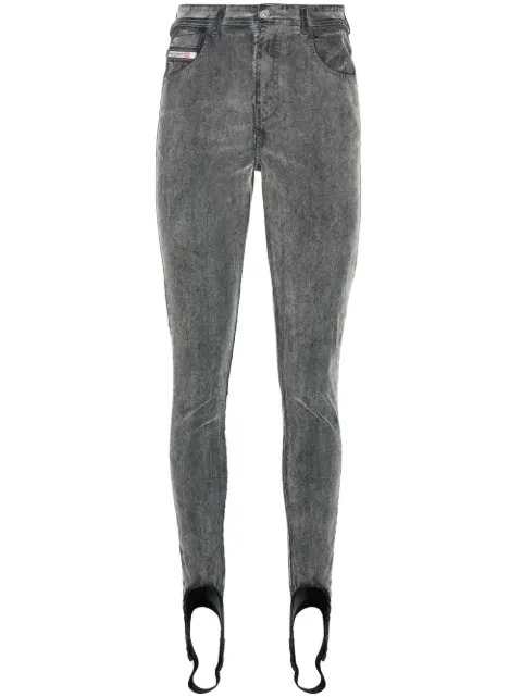 Diesel Slandy stirrup skinny jeans Grey A04027068CF