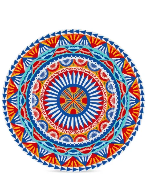 Dolce & Gabbana porcelain charger plate Blue TC0005TCA11