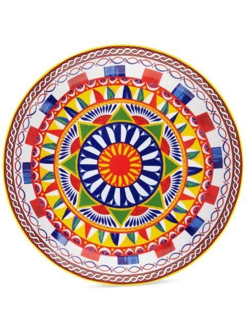 Dolce & Gabbana Carretto Siciliano porcelain platter Blue TC0024TCA19