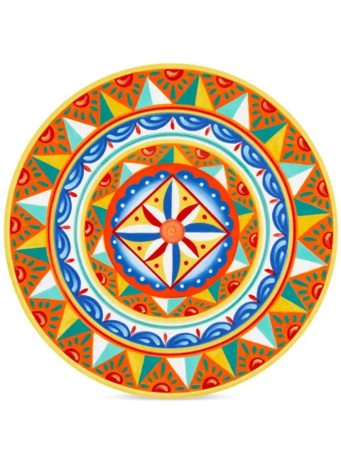 Dolce & Gabbana porcelain charger plate Orange TC0005TCA01