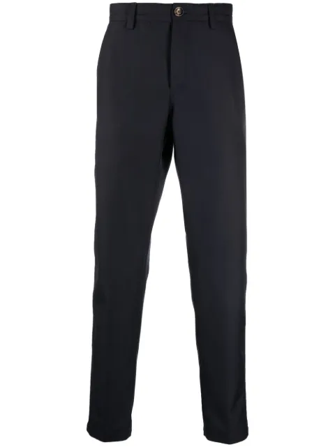 PT Torino mid-rise tapered trousers Blue CORFRWBL0REWMZ79