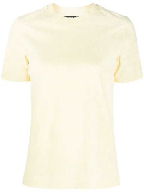 Diesel logo-print short-sleeve T-shirt Yellow A096440PATI