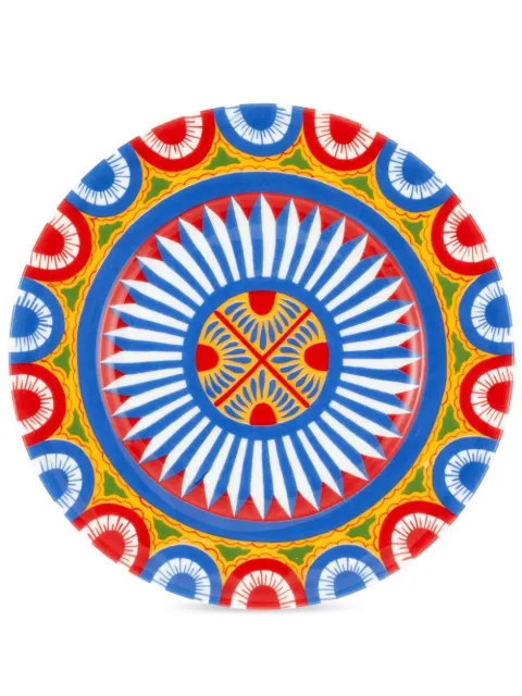 Dolce & Gabbana Carretto Sicilano set-of-two bread plates Blue TC0S02TCA11