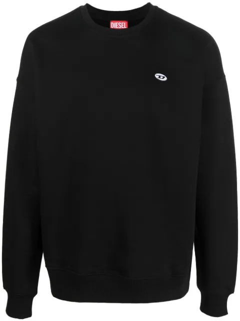 Diesel S-Rob-Doval-PJ cotton sweatshirt Black A037850BKAF
