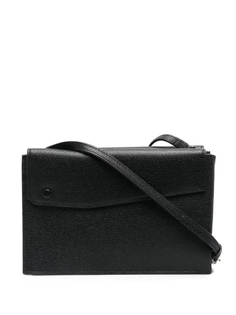 Valextra large Pocket crossbody bag Black WBPK0001028LOC99028NN