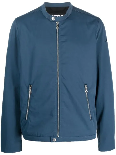 Diesel J-Glory-Nw cotton biker jacket Blue A062520IGAA