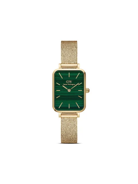 Daniel Wellington Quadro Pressed Evergold 20x26mm Green DW00100561