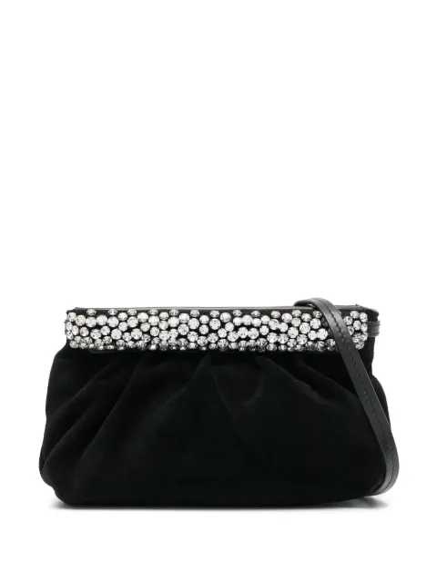 ISABEL MARANT Luzes crystal-embellished crossbody bag Black PO015722H021M