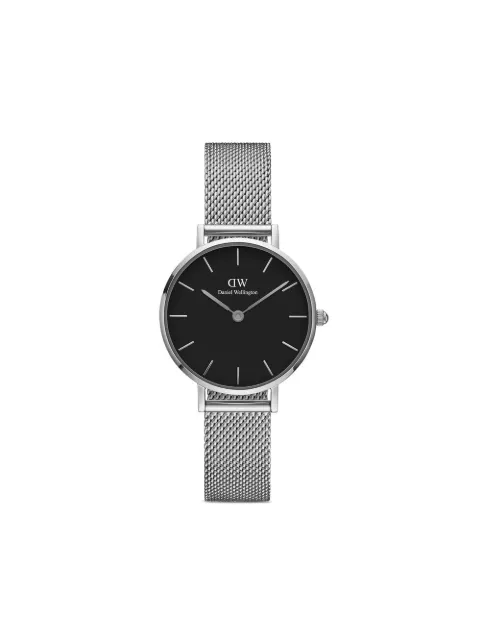 Daniel Wellington Petite 28 logo watch Black DW00100218