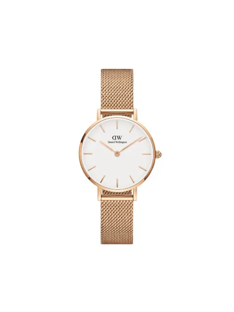 Daniel Wellington Petite Melrose rose-gold watch White DW00100219