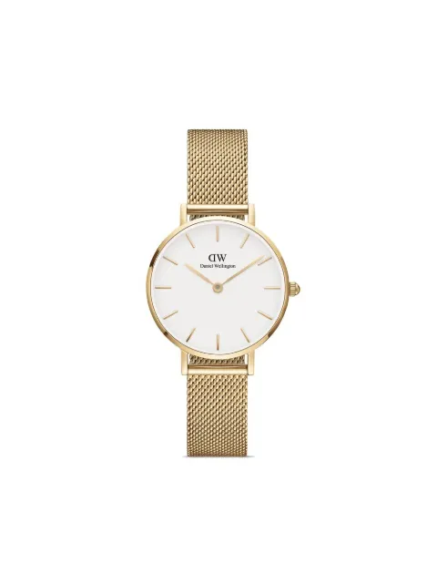 Daniel Wellington Petite Evergold 28mm White DW00100350