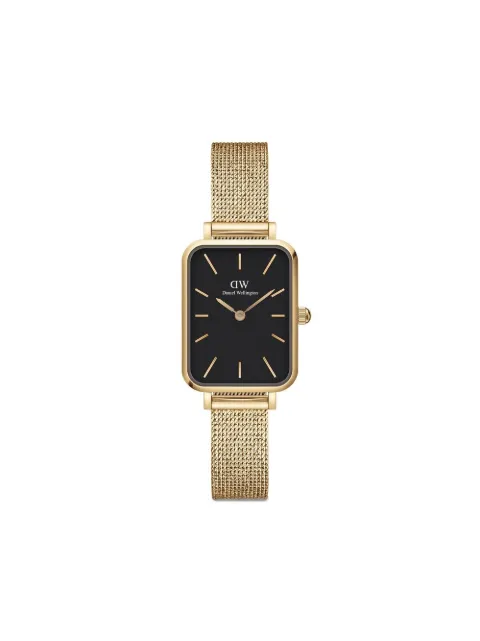 Daniel Wellington Quadro Pressed Evergold watch Black DW00100557