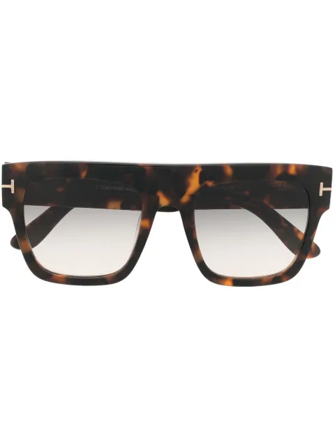 TOM FORD Eyewear Renee square-frame sunglasses Brown FT0847