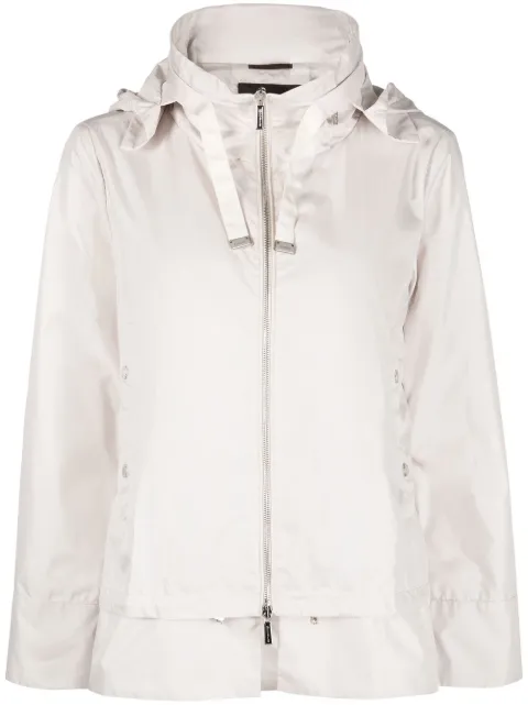 Moorer Sinia hooded jacket White MODGI100167TEPA022