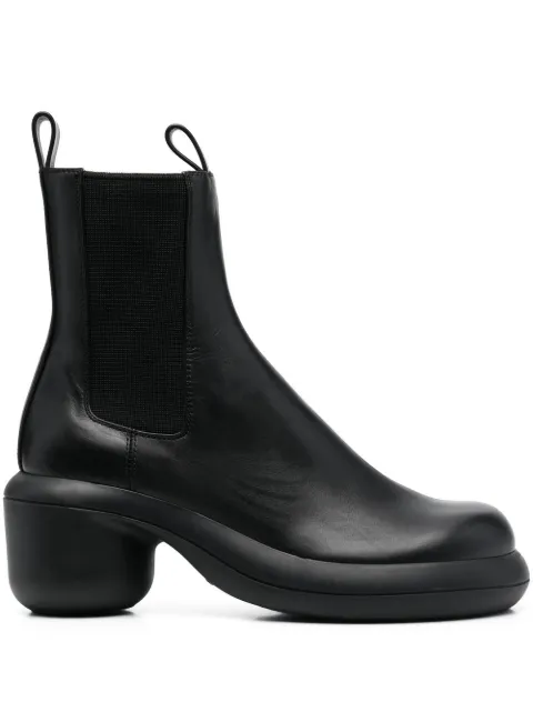 Jil Sander elasticated-panel leather boots Black J15WU0022P4833