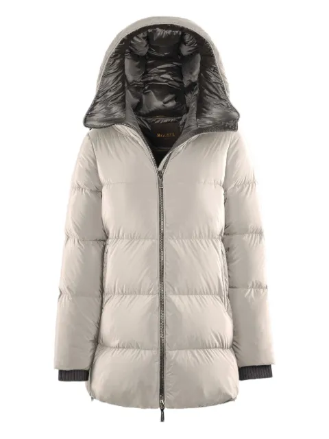 Moorer quilted hooded jacket Neutrals MODPI100059TEPA221